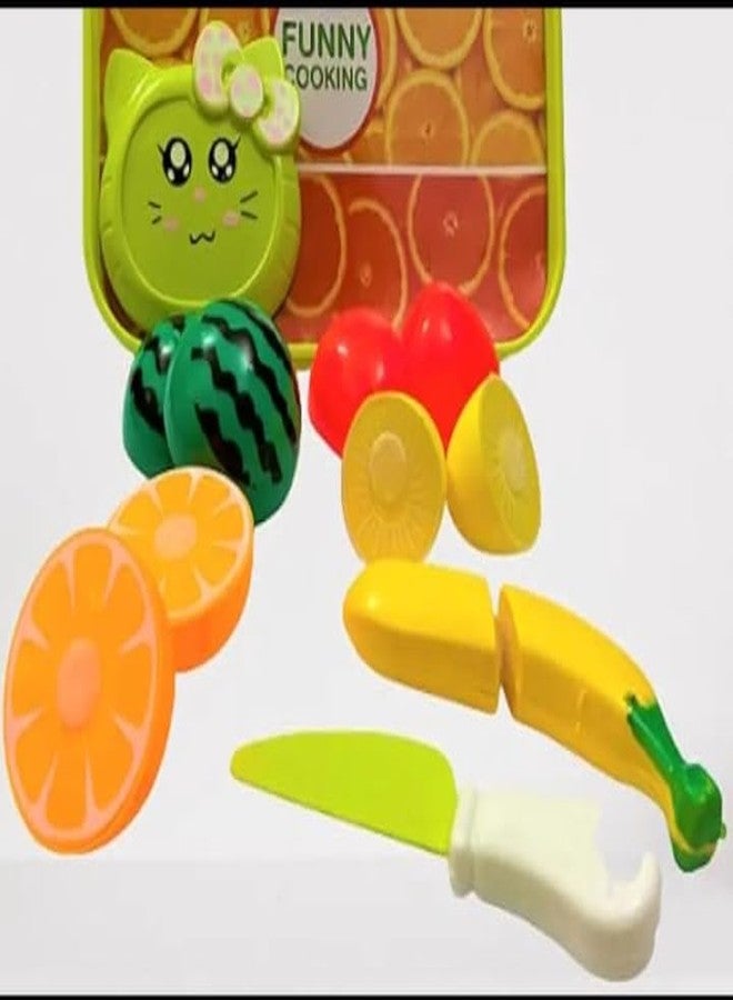 Manos Realistic Fruitscutting Toy / Vegetables Cutting Toy I Realistic Sliceable Fruits Cutting Toy for Kids - Image 5